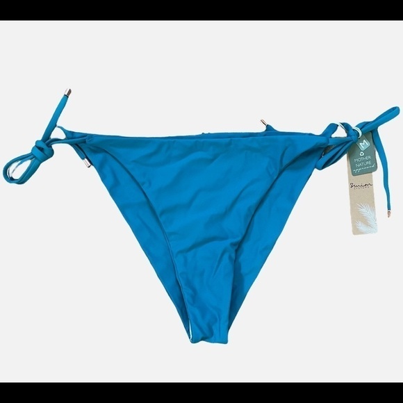 SWIM Systems Holly Tie Side Bikini Bottom in Pacific Blue Size Medium NWT - Picture 5 of 12